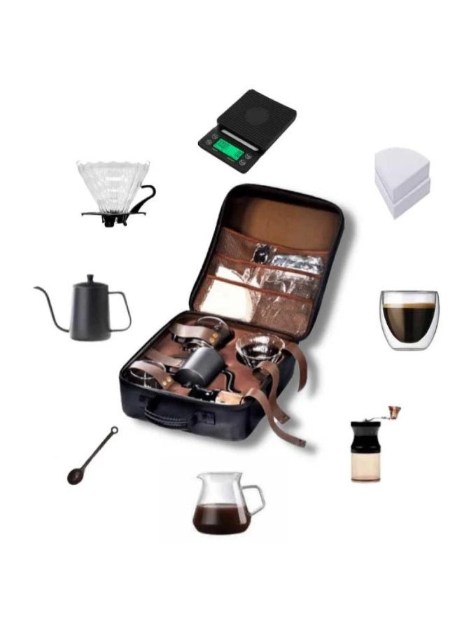 سناب مجموعة قهوة V60 مكونة من  ماكينة قهوة تقطيرية وحقيبة سفر محمولة متكاملة. - Image 2